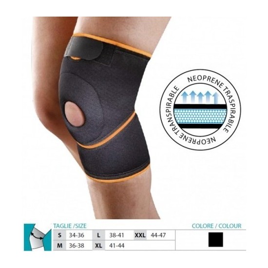 ORIONE 5708 GINOCCHIERA NEOPRENE CON FORO