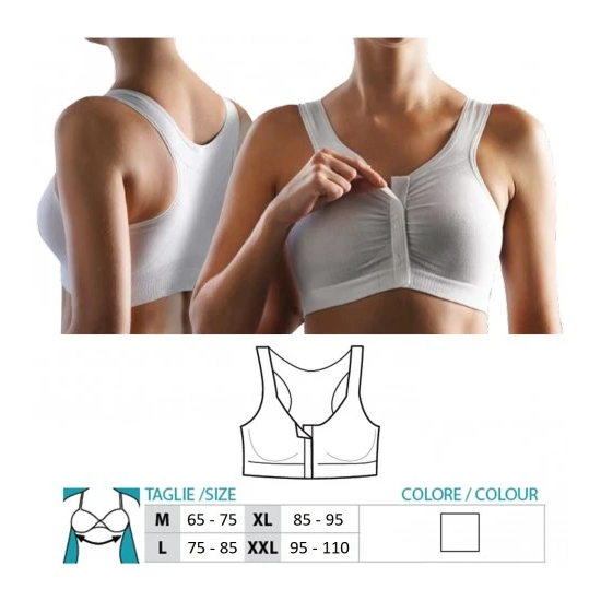 ORIONE 9696 REGGISENO POSTOP. BIANCO/NERO