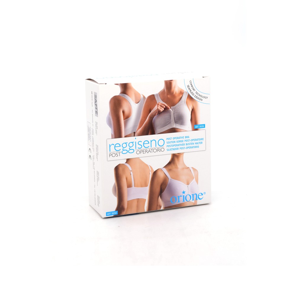 ORIONE 9650 REGGISENO POSTOP. CON ZIP FRONTALE