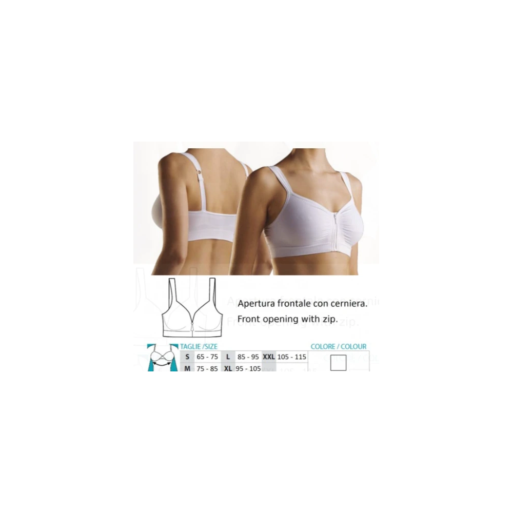 ORIONE 9650 REGGISENO POSTOP. CON ZIP FRONTALE