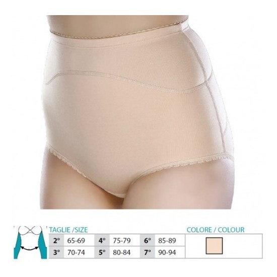 ORIONE 504 SLIP CONTENITIVO DONNA NUDE