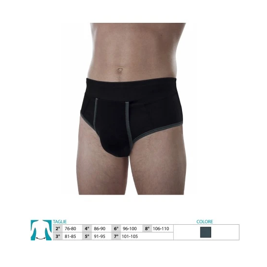 ORIONE 519 SLIP ERNIA FORTE NERO