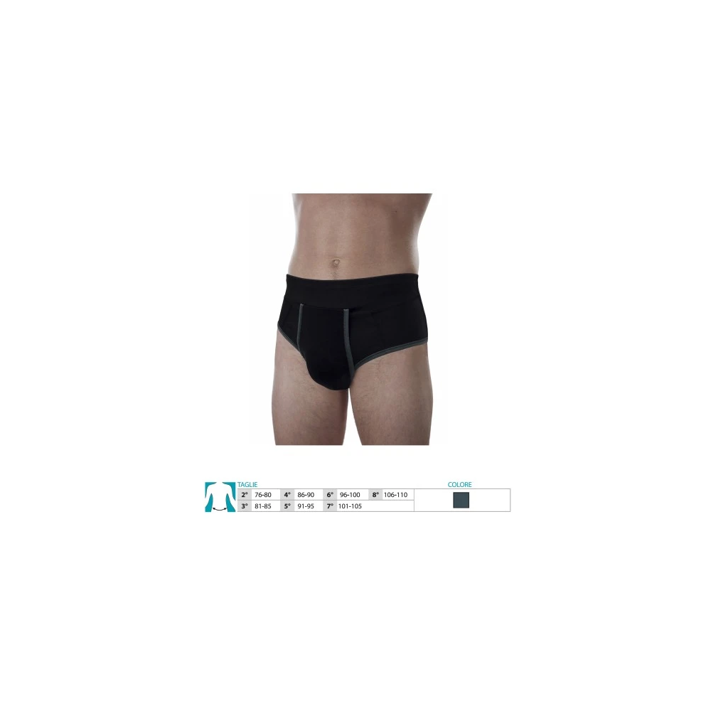 ORIONE 519 SLIP ERNIA FORTE NERO