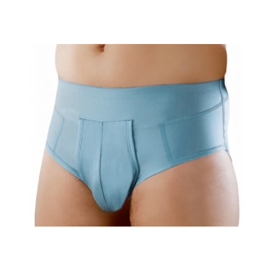 ORIONE 515 SLIP ERNIA UOMO AZZURRO/BIANCO