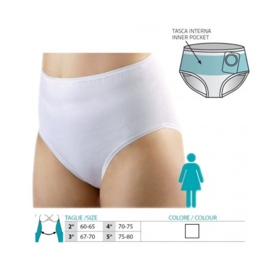 ORIONE 555 STOMIA SLIP DONNA BIANCO