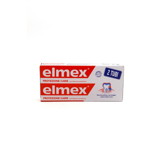 ELMEX DENTIFRICIO PROTEZIONE CARIE BIPACCO - 2X75ML