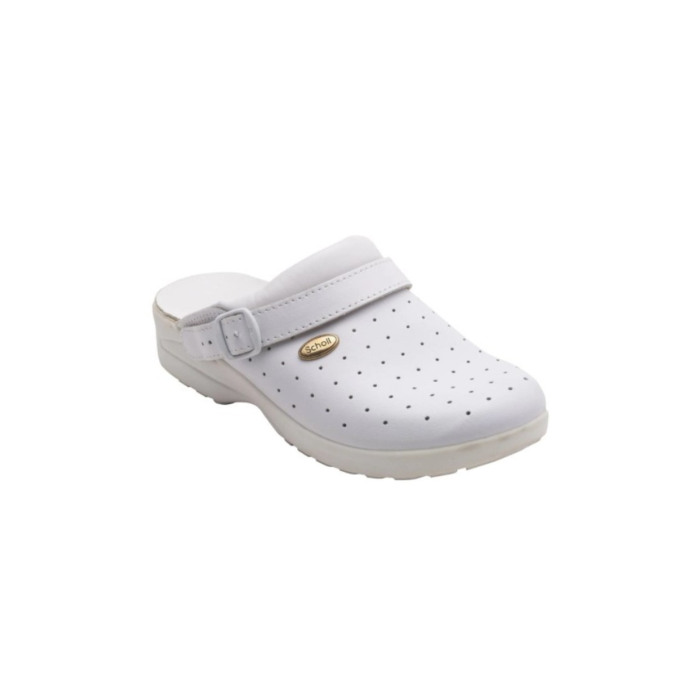 SCHOLL CLOG RACY BIANCO