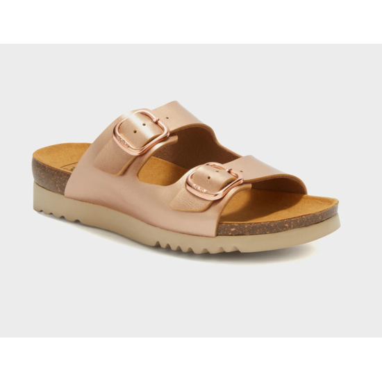 SANDALI HARMONY 2 STRAPS ORO ROSA