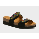 SANDALI ZAFIRAH 2,0 CANVAS BEIGE/NERO