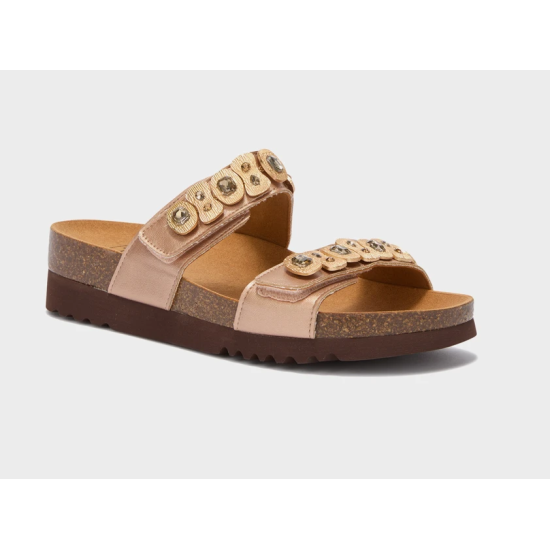 SANDALI KAIA 2 STRAPS OROROSA