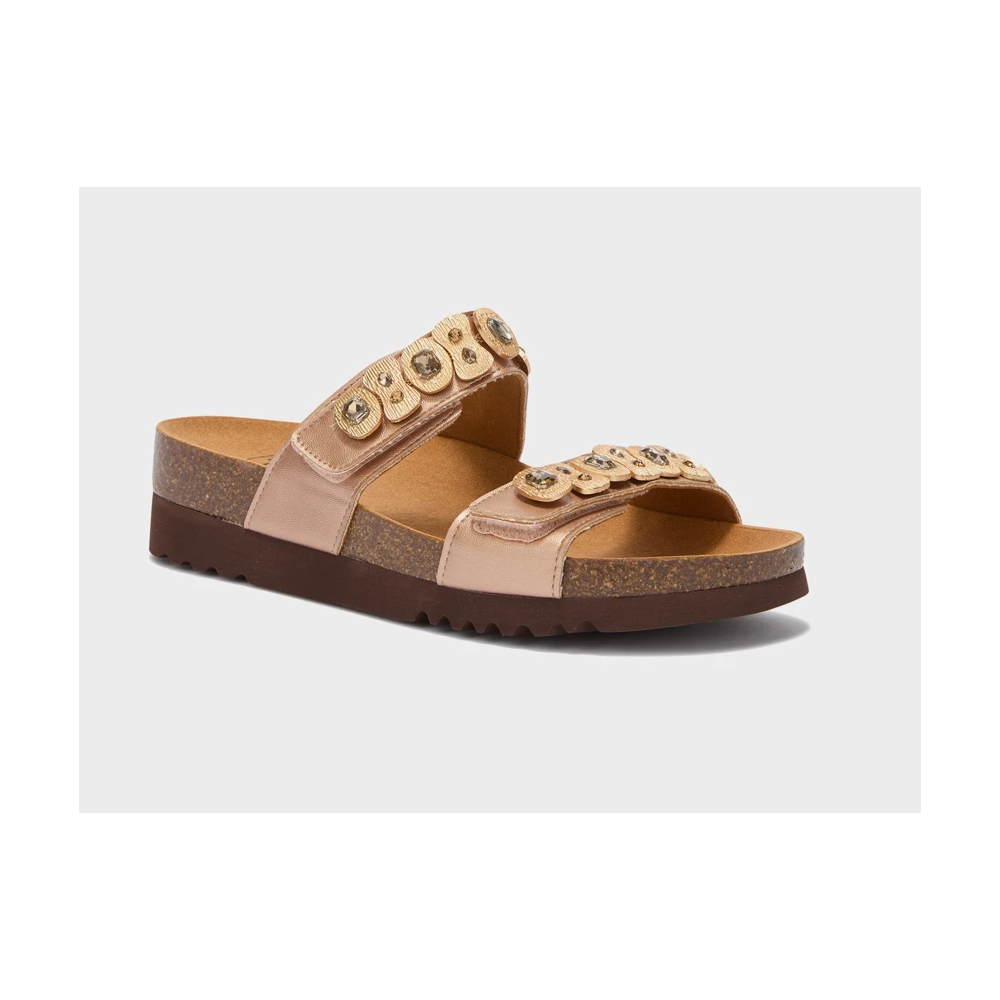 SANDALI KAIA 2 STRAPS OROROSA