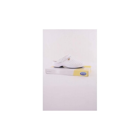 SCHOLL NEW BONUS CON FORI - BIANCO/BLU