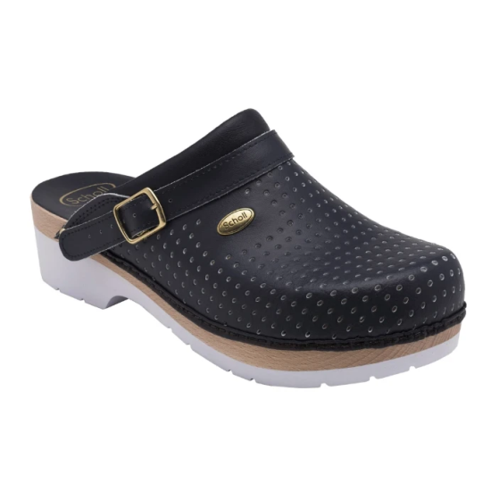 SCHOLL CLOG SUPERCOMFORT BLU NAVY