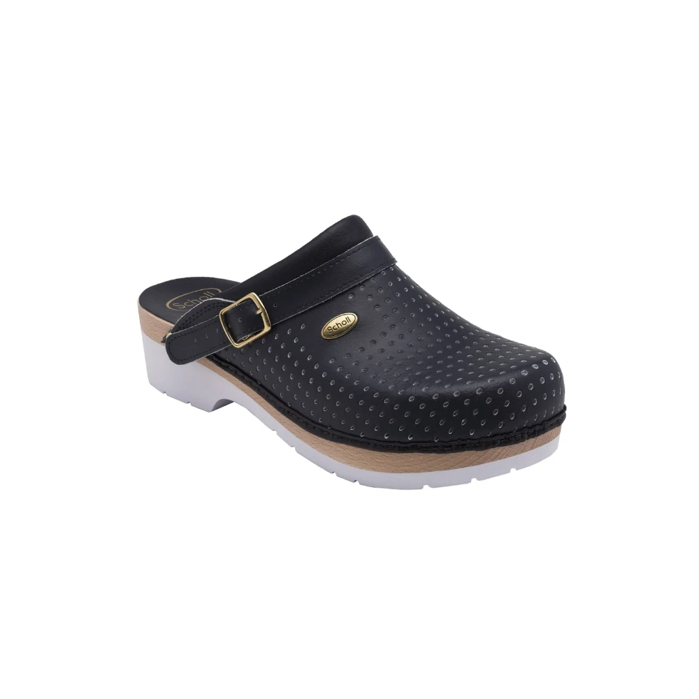 SCHOLL CLOG SUPERCOMFORT BLU NAVY