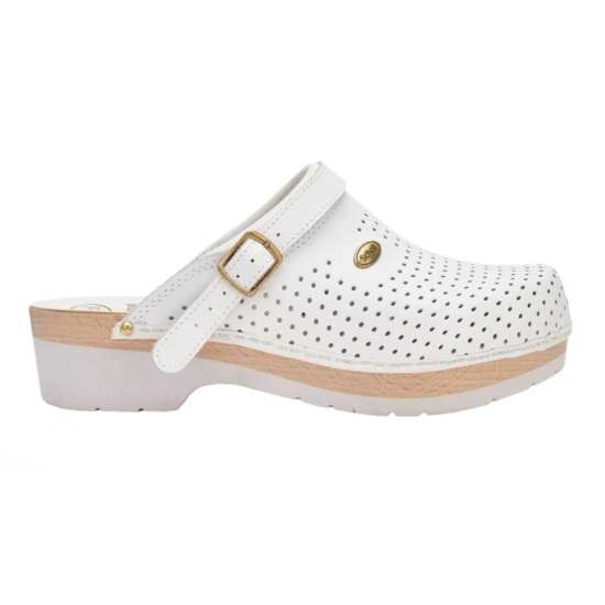 SCHOLL CLOG SUPERCOMFORT BIANCO