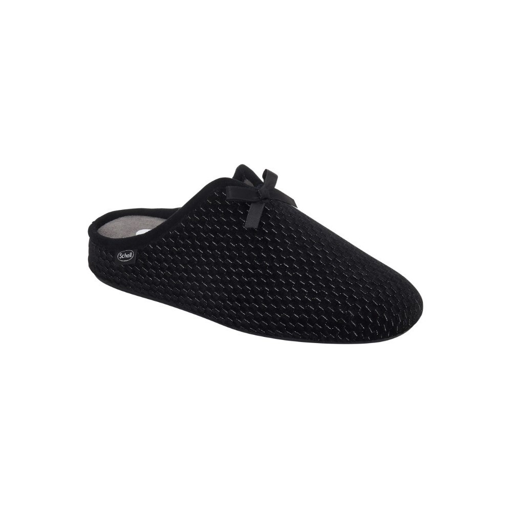 PANTOFOLE RACHELE MICROFIBRA BORDEAUX/NERO