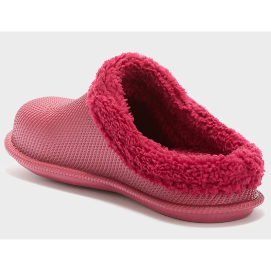 PANTOFOLE NEEVA CON PELLICCIA BORDEAUX