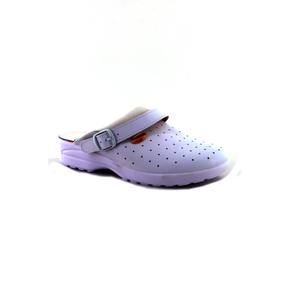 SCHOLL CLOG RACY BIANCO