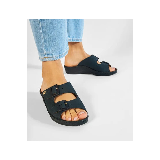 SANDALI WEEKEND NUBUCK BLU