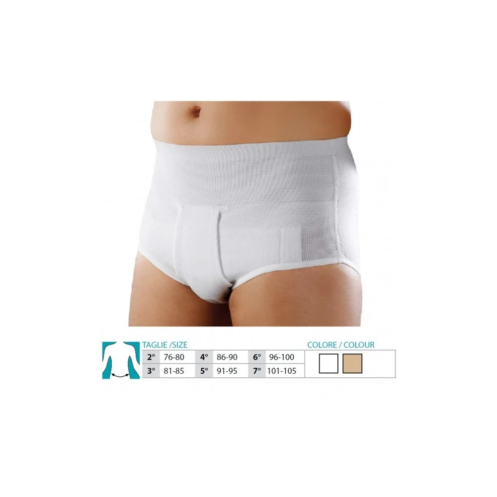 ORIONE 319 SLIP ERNIA CON PELOTA BIANCO