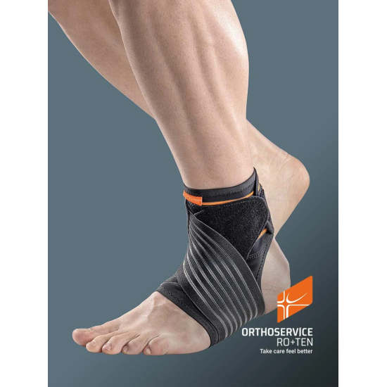 MALLEOLITE CAVIGLIERA CON TIRANTI ELASTICI A 8