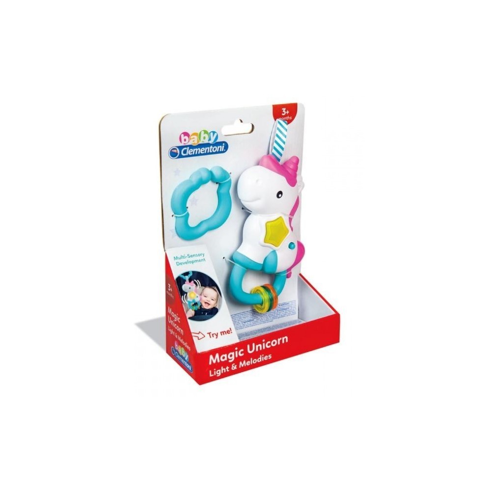 SONAGLINO UNICORNO INTERATTIVO CLEMENTONI 3MESI+