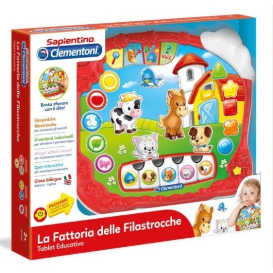 LA FATTORIA DELLE FILASTROCCHE TABLET EDUCATIVO 2ANNI+