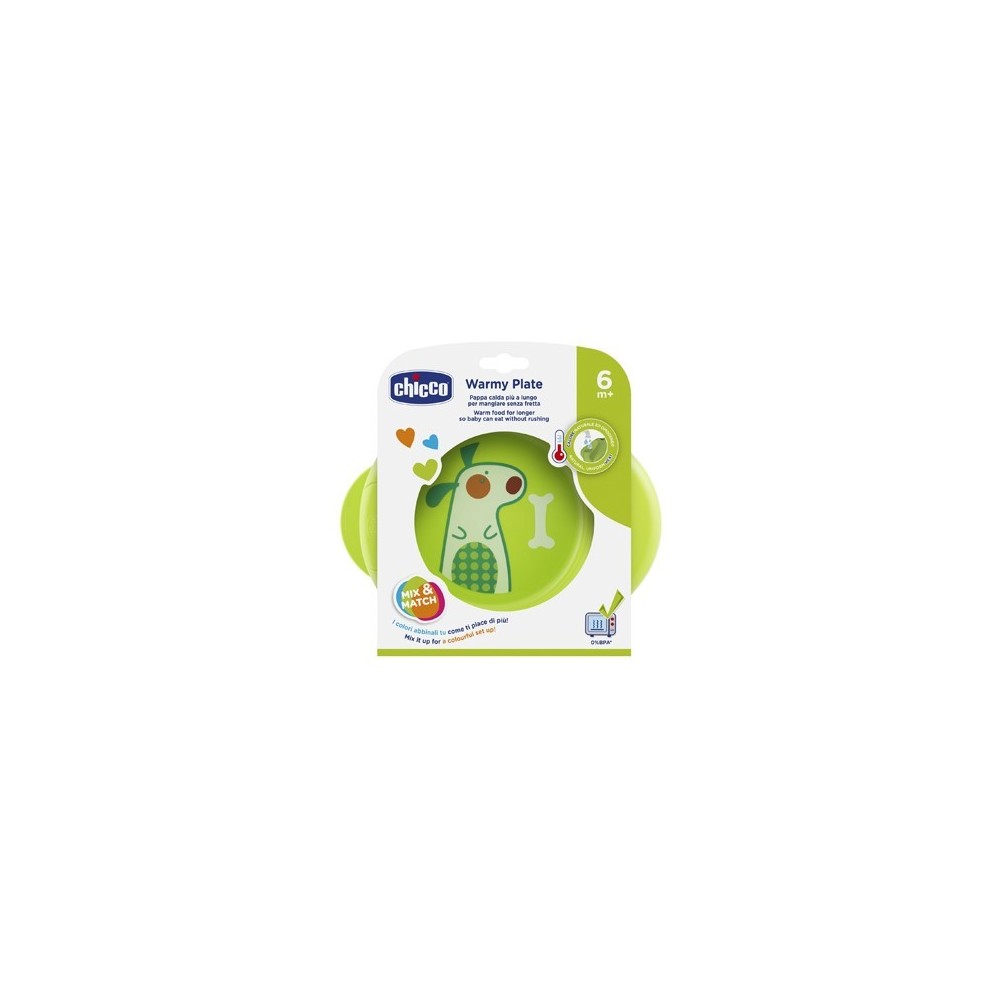 CHICCO PIATTO PAPPACALDA 6M+ GRIGIO
