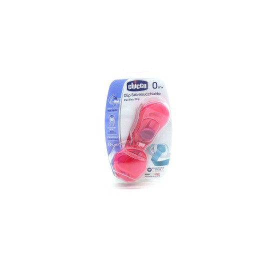CHICCO CLIP SALVASUCCHIETTO ROSA CON FETTUCCIA