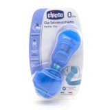 CHICCO CLIP SALVASUCCHIETTO BLU CON FETTUCCIA