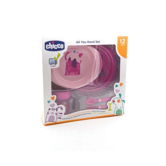 CHICCO SET PAPPA 12MESI+ ROSA