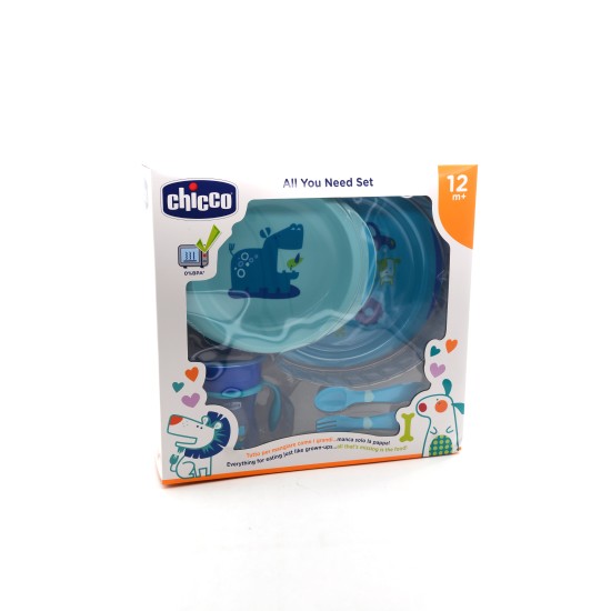 CHICCO SET PAPPA 12MESI+ AZZURRO