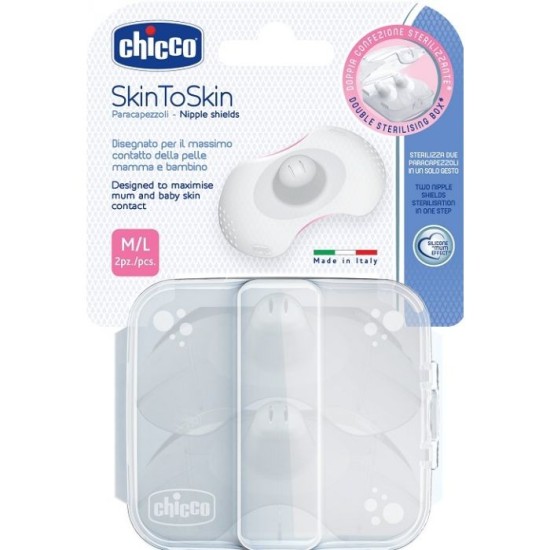 CHICCO PARACAPEZZOLI SILICONE MEDIUM/LARGE