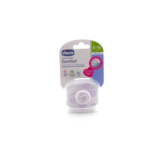 CHICCO SUCCHIETTO COMFORT GIRL SILICONE 6-16M 1PZ