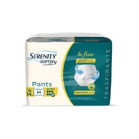 SERENITY SOFTDRY PANTS SENSITIVE EXTRA -14PZ