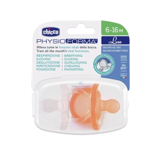 CHICCO GOMMOTTO SILICONE LUXE 6-16MESI GIRL 2PZ