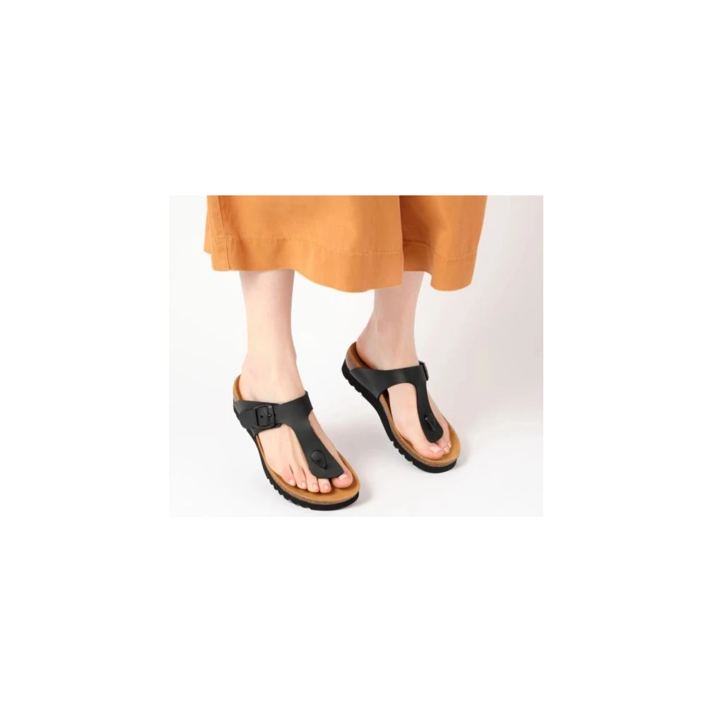 SANDALI BOA VISTA IN SIMILPELLE NERO
