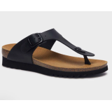 SANDALI BOA VISTA IN SIMILPELLE NERO