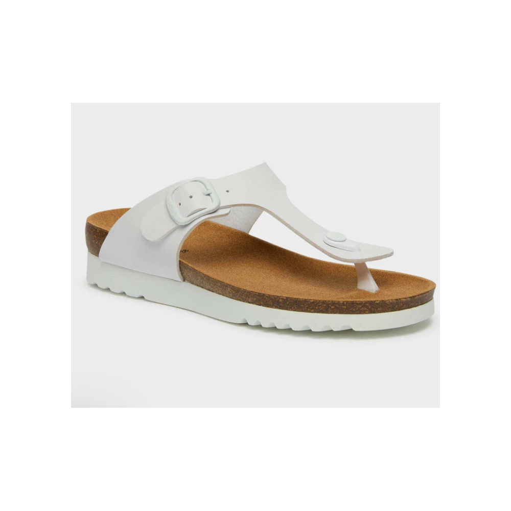 SANDALI BOA VISTA IN SIMILPELLE BIANCO
