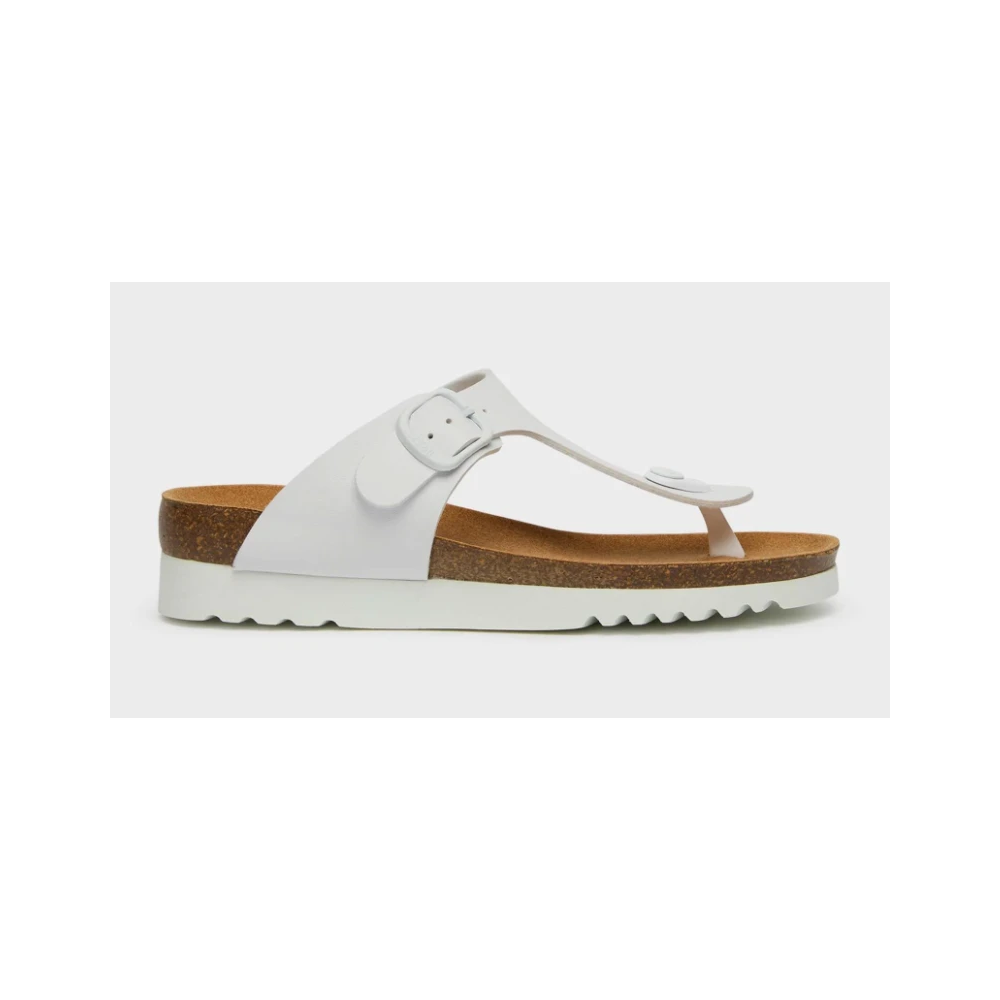SANDALI BOA VISTA IN SIMILPELLE BIANCO