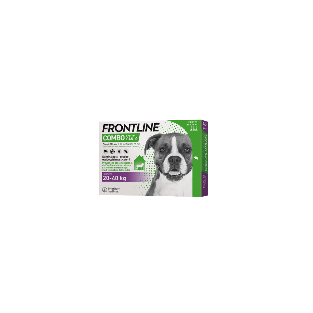 FRONTLINE COMBO 3 PIPETTE 20-40KG