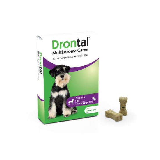 DRONTAL MULTI AROMA CARNE 2CPR