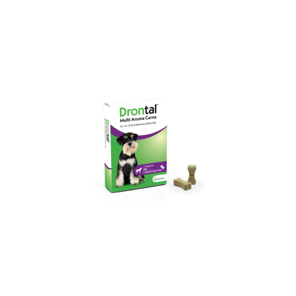 DRONTAL MULTI AROMA CARNE 2CPR