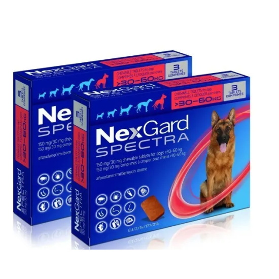 NEXGARD SPECTRA 30-60KG 6 COMPRESSE