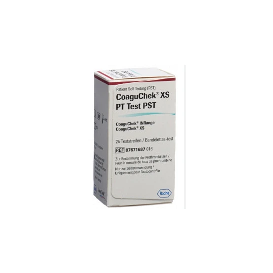 COAGUCHEK XS PT PST 24STRISCE