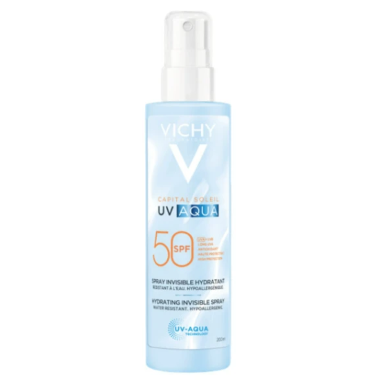 VICHY UV-AQUA INVISIBILE SPRAY SPF50 200ML