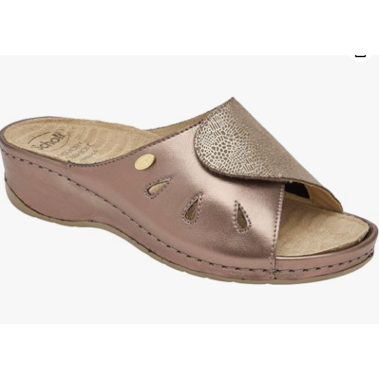 SANDALI NIVES IN SIMILPELLE BRONZO