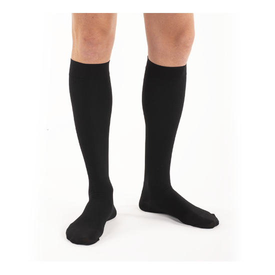 MAN SUPPORT 18 GAMBALETTI IN COTONE NERO