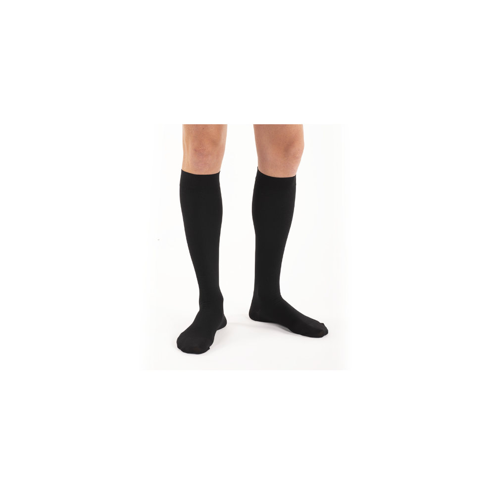 MAN SUPPORT 18 GAMBALETTI IN COTONE NERO