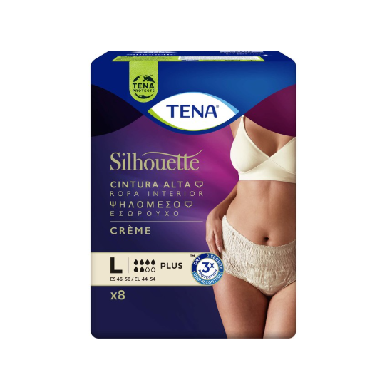 TENA SILHOUETTE CREME VITA ALTA L - 8PZ